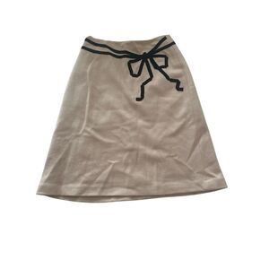 NWT Sandra Angelozzi Beige Skirt Size 36  ( USA Size 6) Has a small spot from a